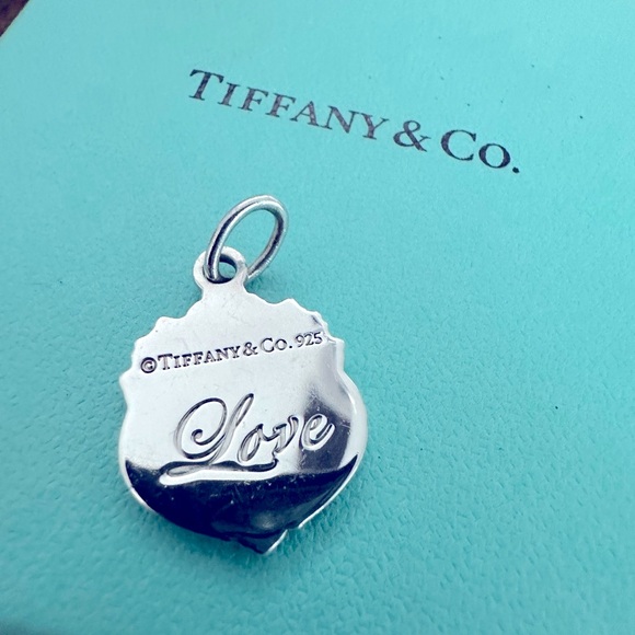 RARE Tiffany & Co Olympian LOVE charm sterling silver RETIRED collector's item - Picture 6 of 9